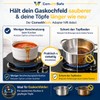 Induction Adaptor 14 cm - Removable Insulating Handle - Does