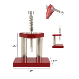 TICFROG Watchmaker Watch Hand Presto Presser Lifter Puller Plunger Remover set Fitting Repair Tools, 4 in 1 Watch Hands Repair Tool Kit with Watch Hand Pressers Pusher, 2PCS Watch Hands Removers Lever Minute Second Hand Removal Tool (Silver)