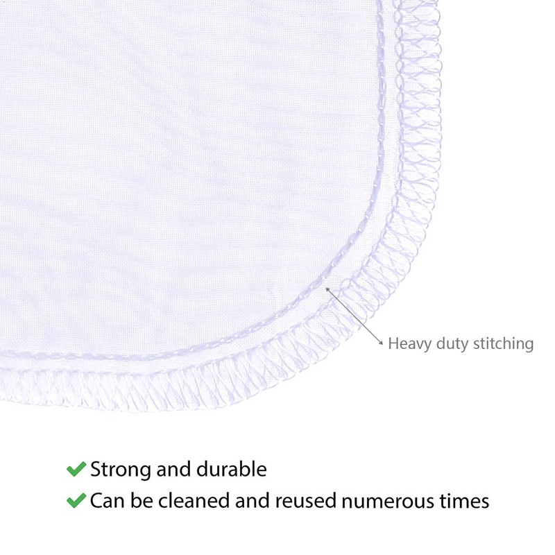 ALEGI Media Filter Bag Aquarium Extra Fine,Reusable 180 Micron Drawstring