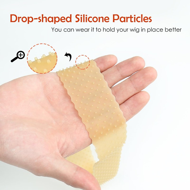 Yuest 3 Pcs Silicone Wig Grip Bands for Lace Front