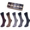 Tafluxe 5 Pairs Lambswool Thermal Socks for Men - Soft,