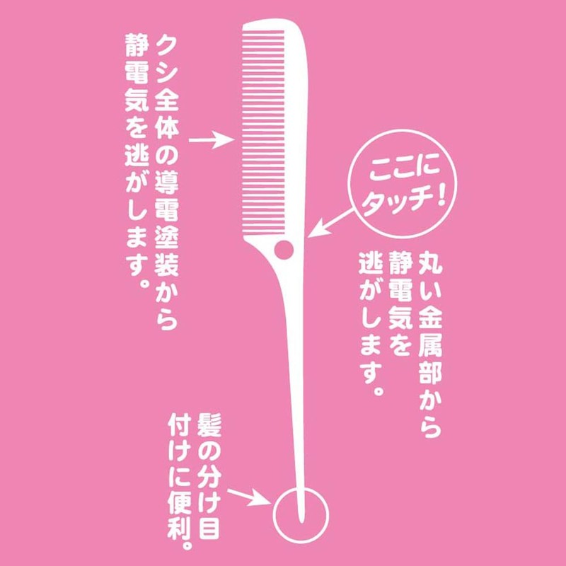 bud BD655 Static Removal Set Comb