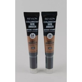 Revlon 2 PACK REVLON SKIN AWAKEN 5 IN 1 CONCEALER 076 CARAMEL