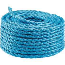 Draper 22602 Polypropylene Rope, 20m x 8mm, Blue