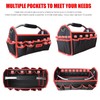 TOOLEAGUE 19 Inches Heavy Duty Tool Bag 25 Pockets, 1680D