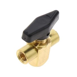 Hendrickson Vs-22535 - Surelok 3-Way Ball Valve - Manual, 1/4" Npt Ports