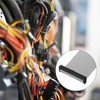 2m/6.6ft Length 1.27mm Grid 8 Pin IDC Ribbon Cable Grey