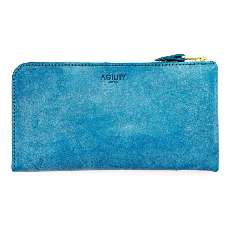 Agility affa "Posh L" Long Wallet, Compact, L-Shaped, Thin, Slim,