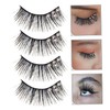 Ipetboom 5 Pairs Fake Eyelashes for Women Natural Look Extensions