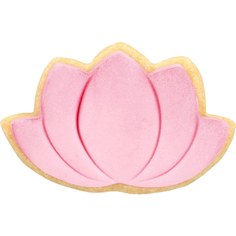 RBV Birkmann, Lotus Flower Cookie Cutter Stainless Steel 2.5 x