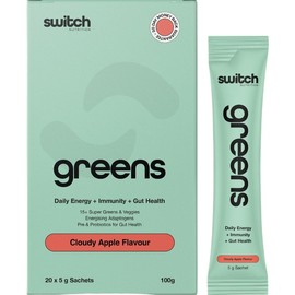 Switch Nutrition Greens Cloudy Apple Sachets 20g X 5