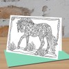 Art Eclect Coloring Nature Greeting and Thank You Note Cards,