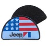 Jeep Vintage Flag Logo Embroidered 2-Piece Hook & Loop Patch