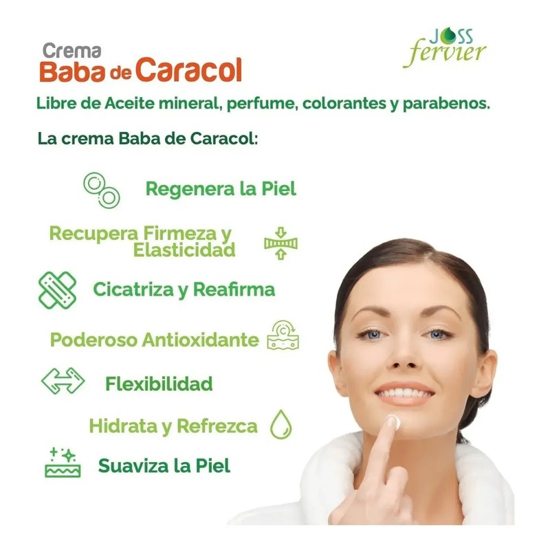Crema Baba De Caracol Acido Hialuronico 2x1jabon Y Envío
