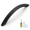 Ravinte 10 Pack Cabinet Pulls 5 Inch Oil-Rubbed Bronze Curved
