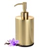 Stainless Steel Refillable Soap Dispenser - 15oz Bottle, Anti-Rust Gold,