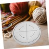 IWOWHERO Kumihimo Braiding Board Slot Thick Braided Disk for Bracelet