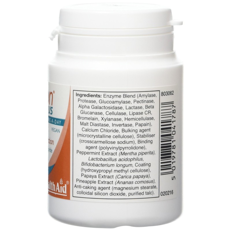 HealthAid DigestonPlus Vegan Tablets, Pack of 30 Tablets