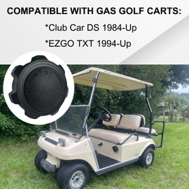 Vanlison Fuel Tank Cap Gas Cap Fule Cap Parts Compatible with Club Car DS 1984-Up EZGO TXT 1994-Up Gas Golf Carts
