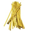 KKUANG 1 Pack of About 500pcs Metal Ties Gold Ties