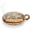 Sage Holder for Burning with Handle – 3-in-1 Smudge Bowl,
