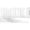 NTBAY 2 Pack Satin King Pillowcases for Hair and Skin,