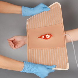 MedEduQuest Open Fracture Wound Packing Trainer, Stop The Bleed Training Kit, Wound Care Dressing Training Model for Meidcal Education, Third Degree