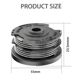 2 Pack Strimmer Spool Line, Strimmer Trimmer Spool Line Replacement For Bosch ART 24 27 30 30-36 LI, Standard Double Autofeed Nylon Spools F016800351 Grass Trimmer for Bosch
