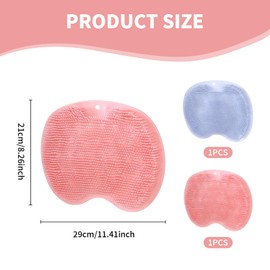 Leogony 2 PCS Foot Scrubber for Shower, Shower Foot Scrubber Mat for Cleaning and Massage
