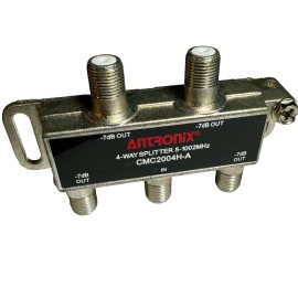 Antronix 4:1 ANTRONIX 4-way Splitter Coaxial Cable 1 In 4 Out -7dB