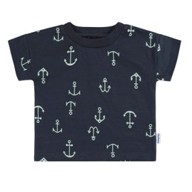 Gerber - Conjunto de playera y pantalones cortos para niños pequeños, Anchor, 3 Años