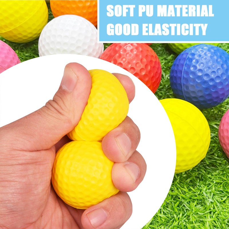ENERKEEN 16 Pack Foam Golf Balls - 41mm Practice Balls