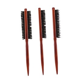 Beavorty 3pcs Hair Comb Tail Comb Styling Brush Fine Tooth Boar Bristle for Women