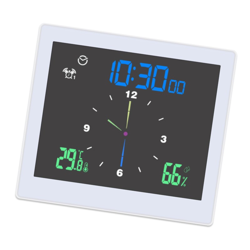 Bathroom Digital Clock Waterproof Temperature & Humidity Meter Thermometer Hygrometer
