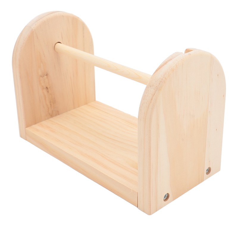 Wooden Yarn Holder Single Rotating Yarn Storage Horizontal Crochet Yarn