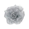 NYFASHION101 Women's Multifunction Rose Flower Sheer Petal Brooch Pin Hair