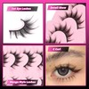 Veleasha Lashes Manga Eyelashes Cat Eye Lashes Spiky Eyelash C