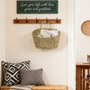 Kultilanda Hanging Wall Basket Handwoven Wicker Basket for Plants, Flowers