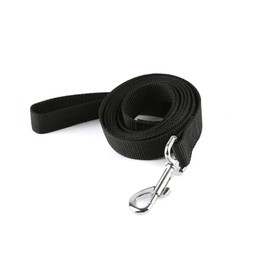 Nylon Dog Training Leash, Traction Rope, 4/5/6 Feet Long, 3/4 Inch 1 Inch Wide, for Small and Medium Dogs (1'' x 4 FT, Black)