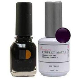 LeChat Perfect Match DUAL SET Soak Off Gel Polish and Dare to Wear Nail Lacquer - Marilyn Merlot - PMS04
