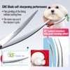 Fenice Dog Grooming Curved Scissors: 6.5" Pet Self-sharpening Split Finishing