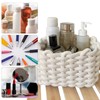 Woven Storage Baskets, White Basket Small Wicker Baskets for Home