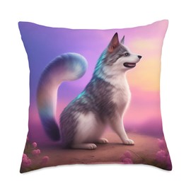 Cute Dog Collar Dog Accessories Dog Training Collar Cute Car Throw Pillow