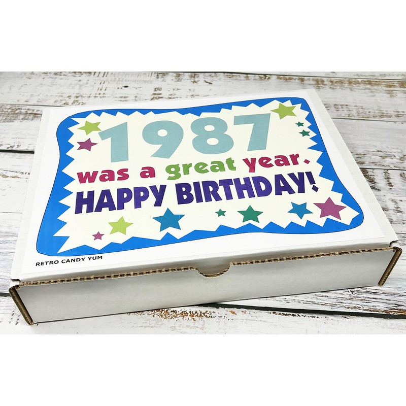 RETRO CANDY YUM ~ 1987 38th Birthday Gift Box Retro