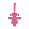 AMPELMANN Luggage Tag Travel Companion Traffic Light Woman Pink PU