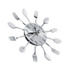 Stainless Steel Cutlery Clock Knife and Fork Spoon Wall Clock