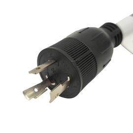 Parkworld 885385 Welding Adapter Cord L6-20 Plug 3-Prong 20A Locking Male to 6-50 Receptacle 50 AMP Female