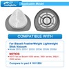 6 Pack 2033 Vacuum Filter Replacement Compatible with Bissell Featherweight
