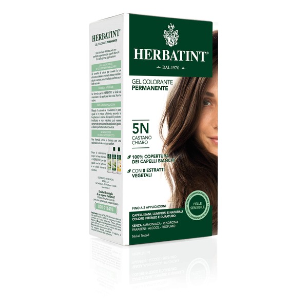 HERBATINT 5N Light Chestnut Hair Color, 4.56 FZ