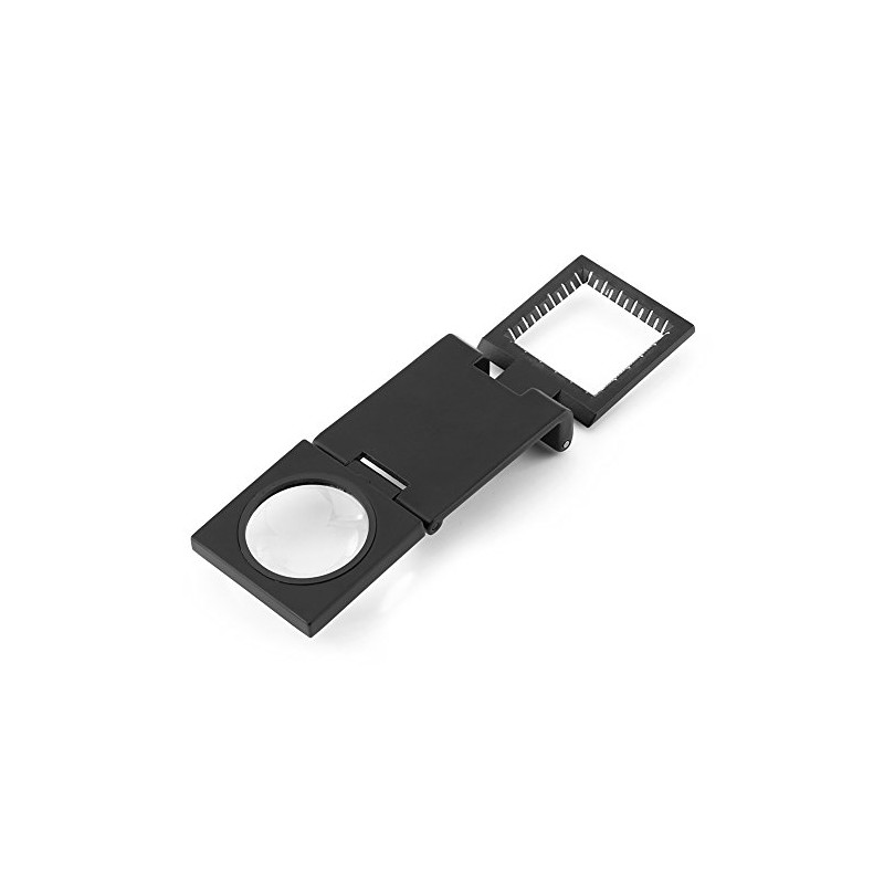 Folding Pocket Magnifier,Magnifying Glasses 0X Pocket Standing Foldable Magnifier Loupe